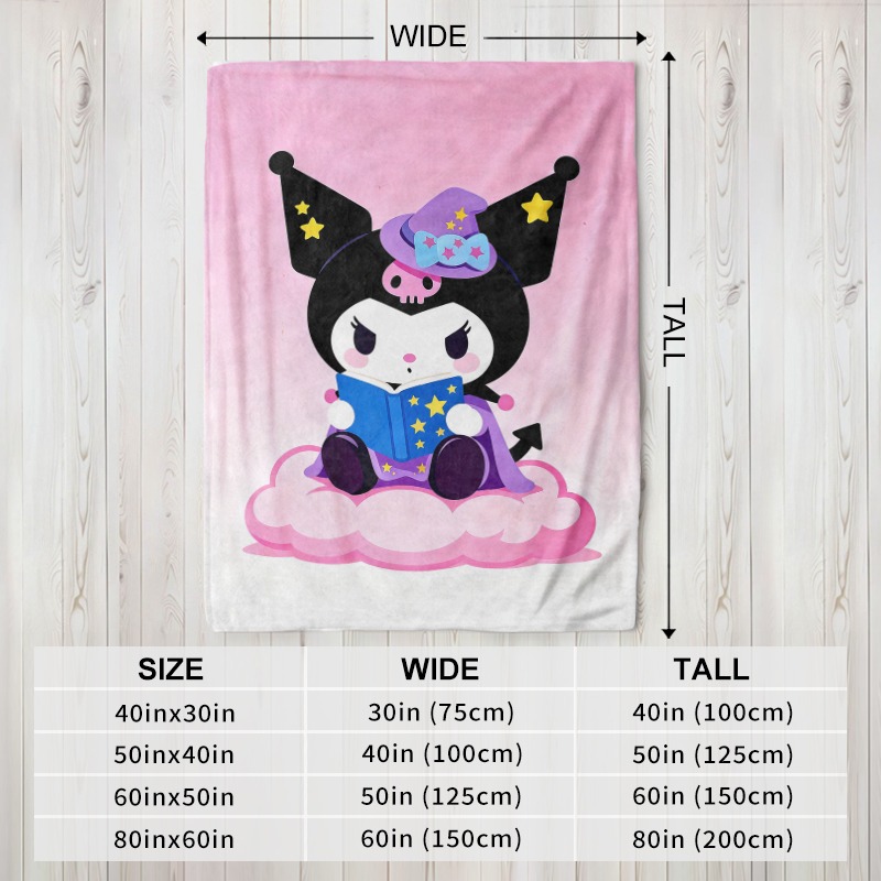 サンリオブランケット クロミ 魔女マジックブランケット ソフ - Christmas Throw Blanket のレビューと価格