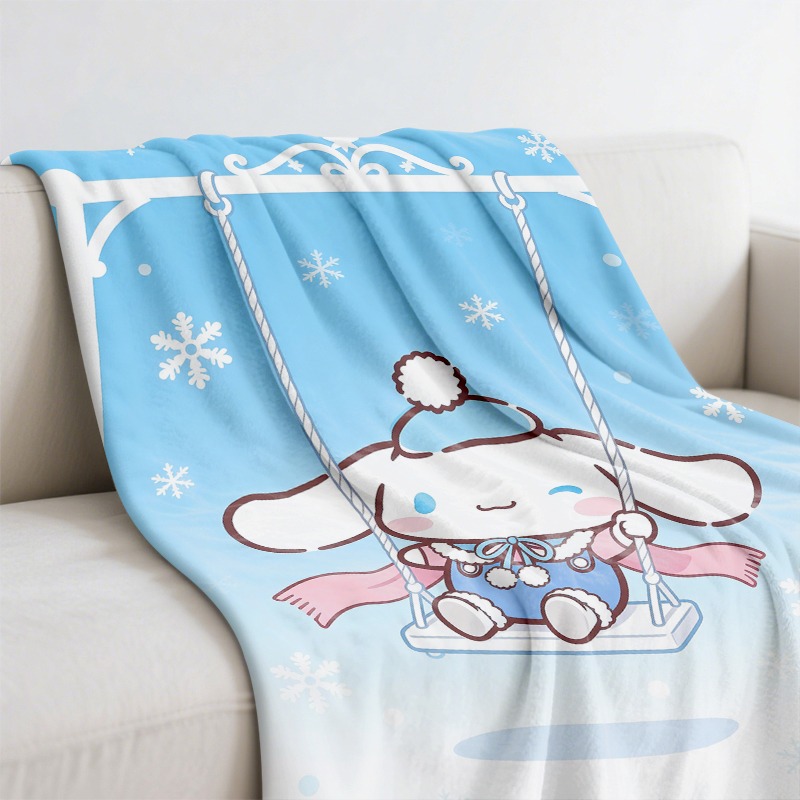 サンリオブランケット シナモロール 冬用スイングプラッシュブ - Christmas Throw Blanket のレビューと価格