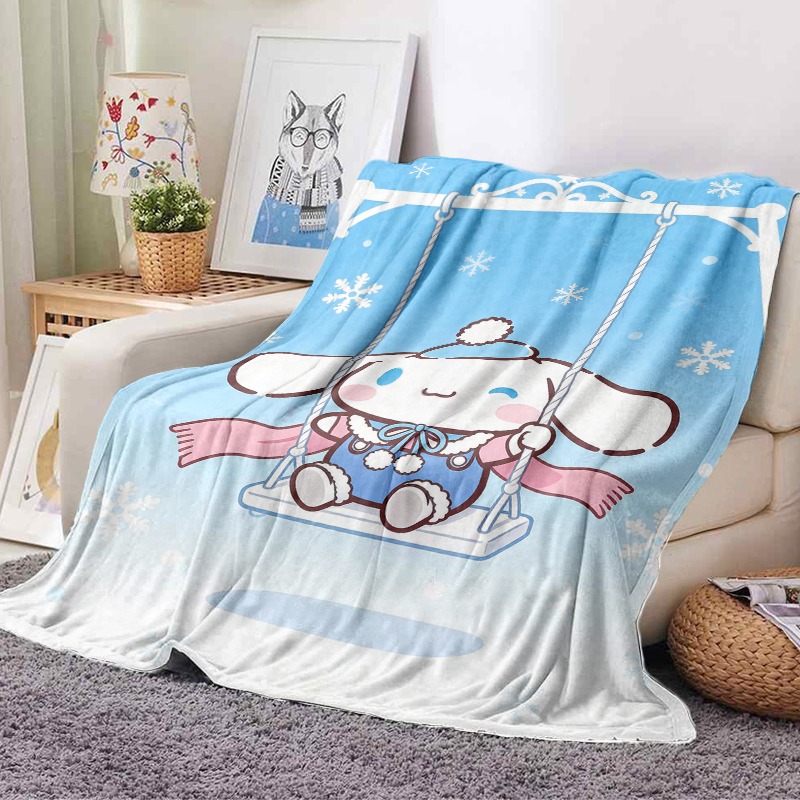サンリオブランケット シナモロール 冬用スイングプラッシュブ - Christmas Throw Blanket のレビューと価格
