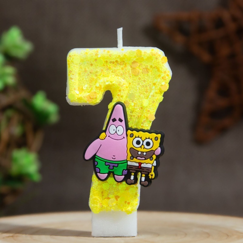 スポンジボブスクエアパンツ デジタルナンバーケーキキャンドル - Holiday Candle Set のレビューと価格