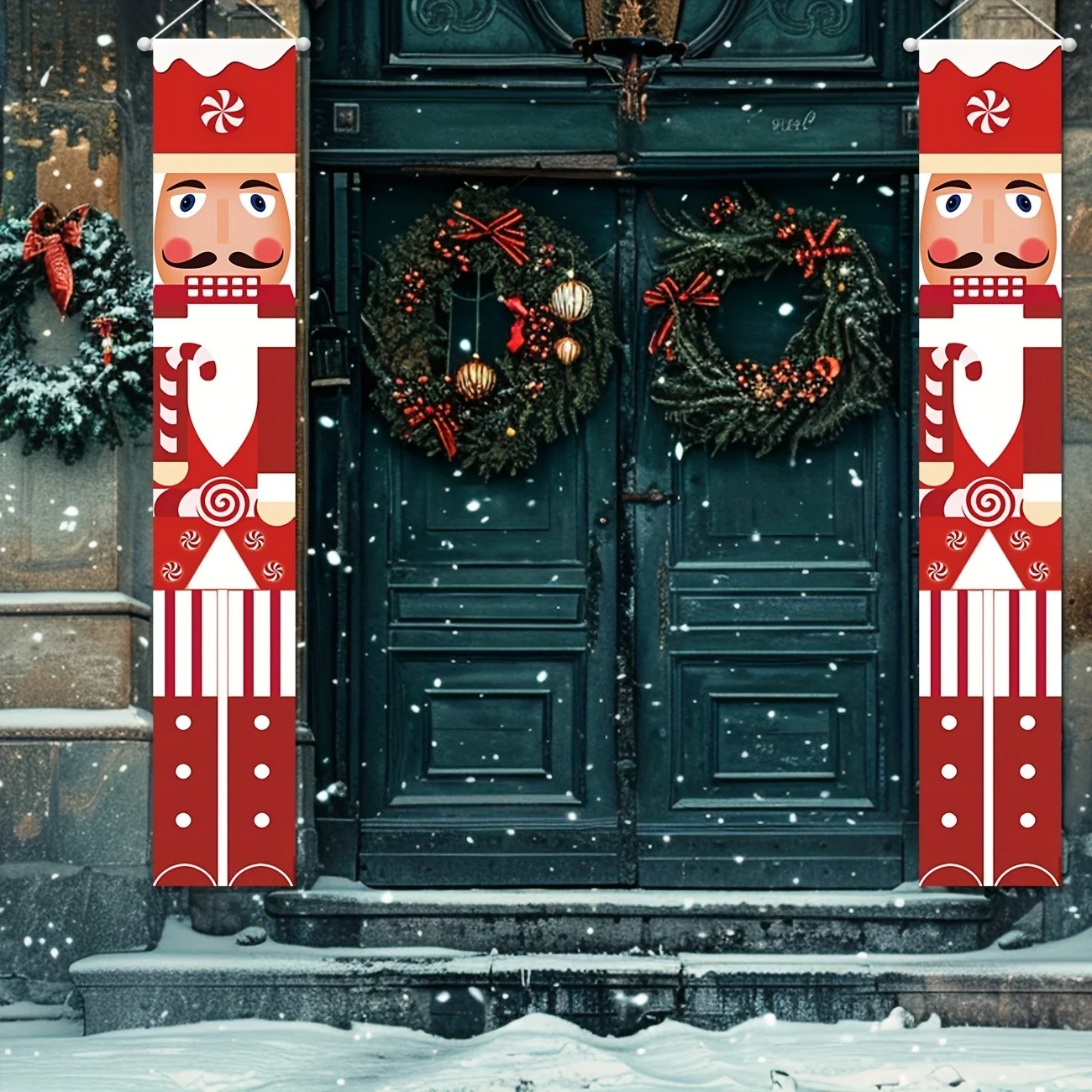 クリスマスバナーセット くるみ割り人形の兵士 キャンディプリ - Nutcracker Figurine のレビューと価格